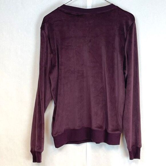 Honey Dew Lounge Set Women's Small Plum Purple Soft Velour Sweatsuit 2 Piece - Picture 8 of 16